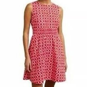 Boden Preppy smocked waist mini shift